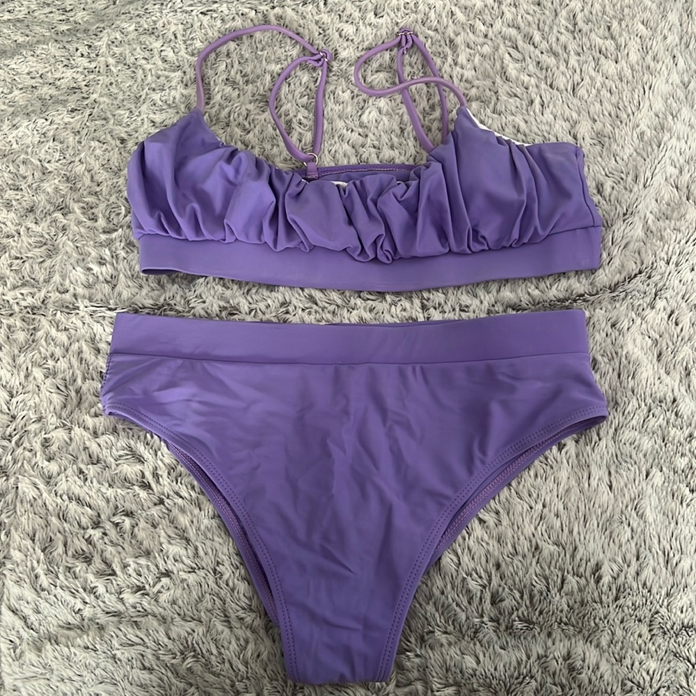 Purple bikini set large